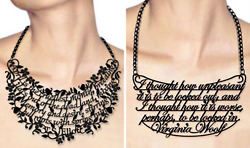 Love. Fashion   Literature = the very definition of Geek Chic.