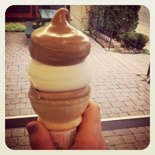 striped cone